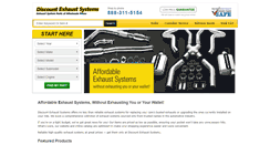 Desktop Screenshot of discountexhaustsystems.com